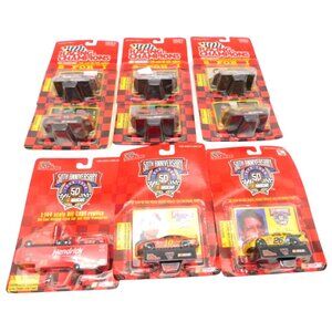 Lot of 6 NOS Racing Champions NASCAR Die Cast Cars 1:144 1:64 50th Anniversary
